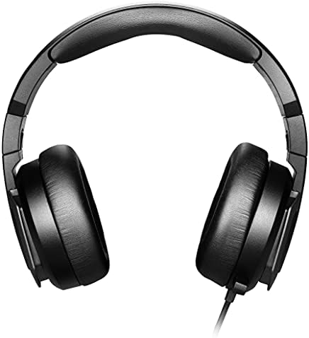 MSI Потопи GH61 Гејмерски Слушалки, Hi-Res Виртуелен 7.1 Опкружувачки Звук, Вграден ESS DAC &засилувач; ЗАСИЛУВАЧ, 3D Аудио, Перничиња За Уши