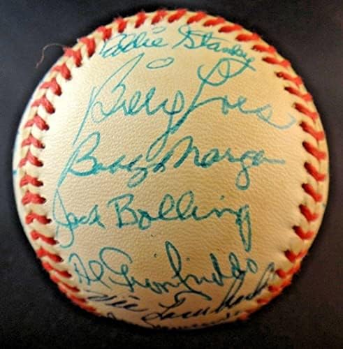 Бруклин Доџерс потпиша стари тајмери ​​Бејзбол 30 потписи Рис целосна JSA писмо - Автограмирани бејзбол