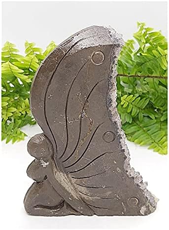 Декоративни украси на Саии 200г рака врежана на домаќинот карпа аметист кристална самовила, лековито енергетски камен