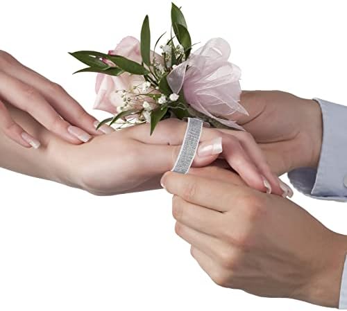 Еластични Ленти За Корсажа На Зглобот, Еластични Нараквици За Свадбени Матурски Цвеќиња