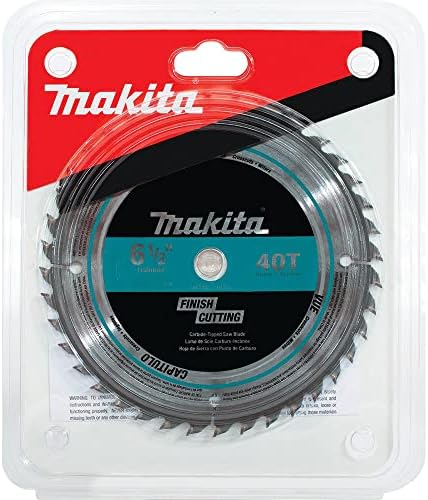 Makita T-01410 6-1/2 40T карбид-врзана кружна пила, фино вкрстување
