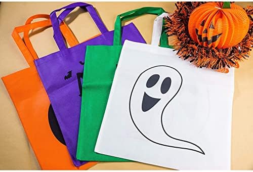 Торби за тотални за Ноќта на вештерките-торбички за еднократна употреба со 12 пакувања, торби за забавни подароци, торби за играчки