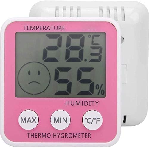 WODMB термометар Дигитален хигрометар Влажност на термометар Мерач на влажност со задно осветлување, Монитор за влажност на температурата во затворен
