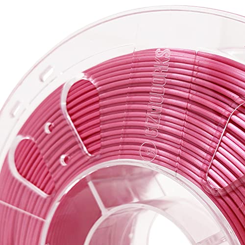 Gizmo Dorks Silk PLA 3D филамент за печатач 1,75мм 1 кг, црвена розова боја со висок сјај