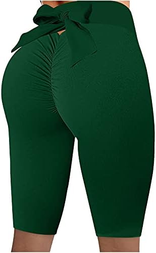 Sinzelimin 2021 Јога шорцеви за жени, хеланки на тренингот со високи половини, џогер џемпери хулахопки девојки атлетски кратки панталони
