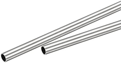 uxcell 316 цевка од не'рѓосувачки челик, 4мм ОД 0,5мм Дебелина на wallидот од 250мм цевка со должина 2 парчиња
