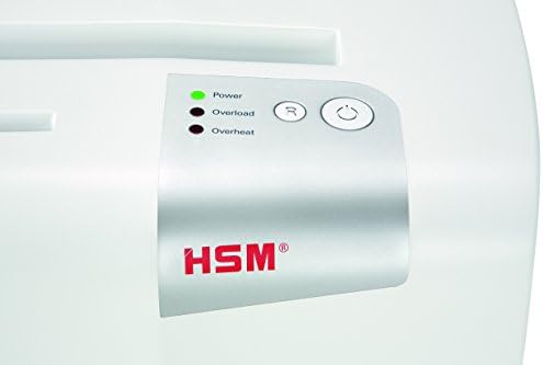 HSM Shredstar S10, хартија од 10 листови со хартија/ЦД/картичка, ниво на безбедност П-2, 4,8 галон, бело
