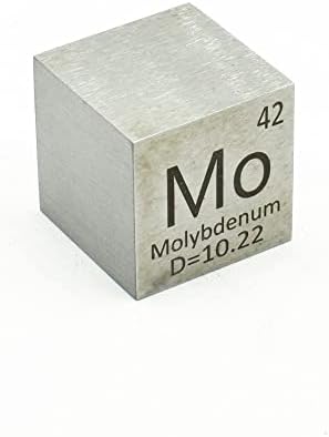 Метална молибден 10мм коцка МО Цилиндер 99,95% чиста за собирање елементи рачно изработени занаети за хоби на DIY 10x10x10 5x20 mm