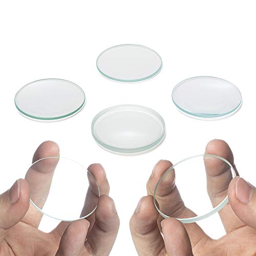 Amlong Crystal Premium Optical Glass Double Convex and Concave Lens Set, дијаметар од 50 mm, 3 двојни конвексни и 3 двојни конкавни,