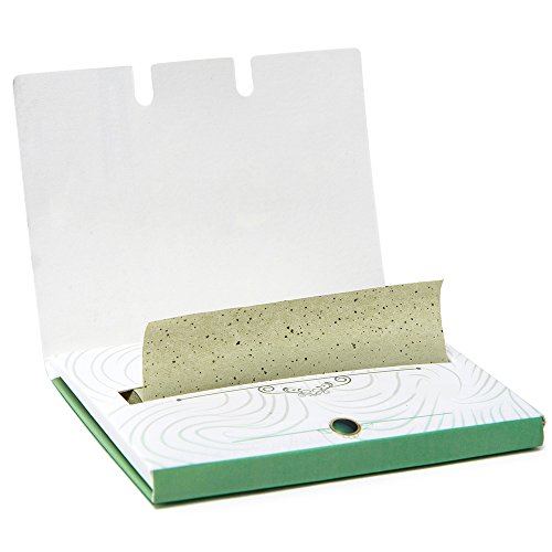 Природни Ткива За Апсорпција На Масло Од Зелен Чај - 100 Брои, Премиум Хартија За Бришење Масло За Лице-Земете Само 1 Парче Секој