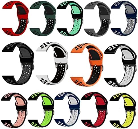 Smart Smart Watchband Silicone Strap за Samsung Galaxy Watch4 40 44mm Classic 42 46mm нараквица од 20мм нараквица од 20мм