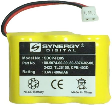 Синергија Дигитална радио колиба 23-197 безжичен телефонски батерија комбо-пакет вклучува: 2 x SDCP-H305 батерии