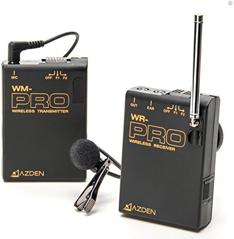 Азден WMS-ПРО+i VHF Безжичен Микрофон Систем за Паметни Телефони &засилувач; Таблети
