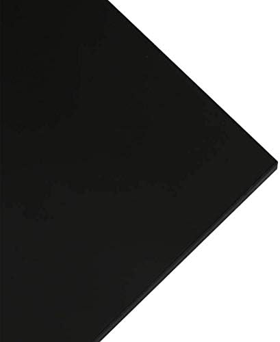Акрил лим Zerobegin, црна мазна огледало Плексиглас плоча, отпорни на удар и одлични својства за намалување на звукот, ширина 200мм