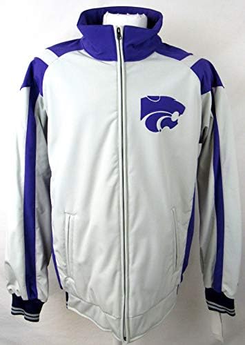 Г-III Спортски Менс Канзас Државен универзитет/К-држава лого на Wildcats Комплетна поштенска мека школка, јакна за мека школка, медиум за