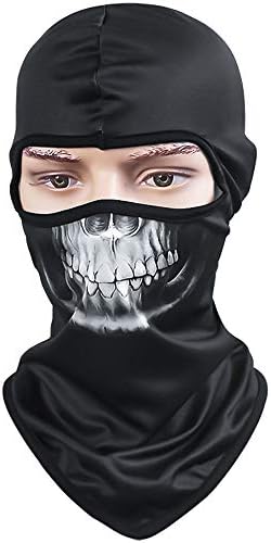 Tclian Skull Mask Balaclava Ghost Bandana моторцикл целосни маски за лице за Ноќта на вештерките