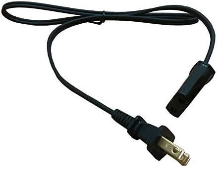 Кабел за напојување на кабелот за замена на кабелот за замена 36 за PRESTO PERCOLATOR 0281104 0281105 0261105, 2pin кабел црна 3FT