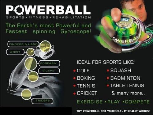 Вежба &засилувач; Фитнес: Powerball Сина Про 250 Hz-Сина Вежба Топката Рака Вежба