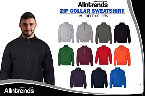 Allntrendds guip zip јака џемпери Одделот за одбрана Везено Дод