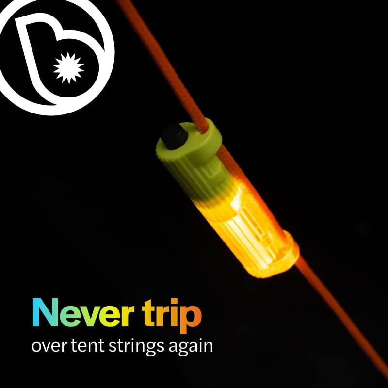 Bright Tendbraightz LED шатор за жици за глупости, 4 пакувања - Додатоци за кампување за кампување за шатори кампери за шатори за