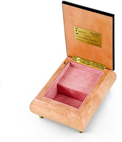 Рачно изработена музичка кутија Ерколано во која се наоѓа лебед со дневни ливчиња од Лена Лиу - многу песни што треба да се изберат -