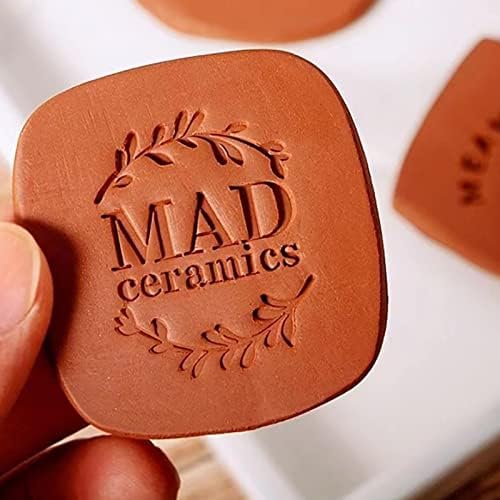 Прилагодено керамички печат за глинено персонализиран подарок за печат на глина за лого за Потер рачно изработен со дизајн