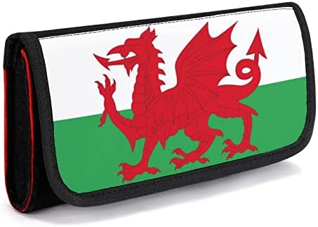 Случај за носење на знамето на Велс за преносен држач за складирање на конзола за игри со додатоци за слот за картички