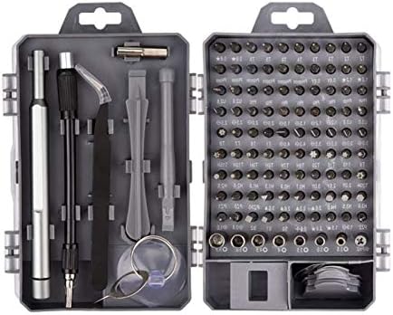 Maidu Screwpriver Постави 115 во 1 Комплет за алатки за прецизност Магнетски шрафцигер бит поставен за поправка