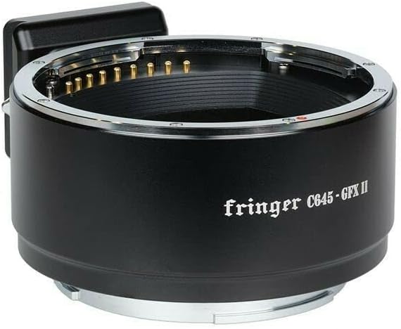 Fringer Нова верзија Pro II паметен адаптер Contax 645 леќи до GFX50,50S, GFX100.100S камера автоматски фокус