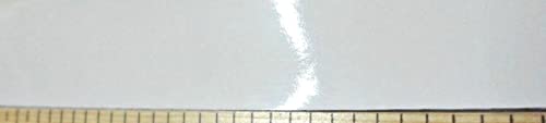 Бела Полиестерска лента Со Висок Сјај во 3 х 120 инчи нелепена без лепило