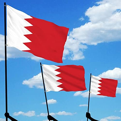 БАНЕР ЗУИ ГО ПРАВАТ ТОА ВИДЛИВО Бахреин Знаме Плетена Ткаенина 90 GSM - Лесен, Светла &засилувач; Живописни Бои, Месинг Grommets Употреба За Внатрешна