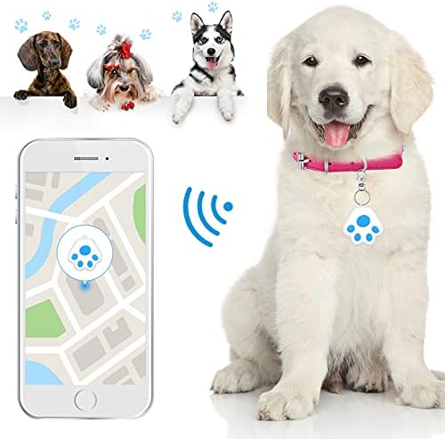 4 Парчиња Тракер За Кучиња Детски Bluetooth Тракер Клучни Пронаоѓачи Куче Bluetooth Тракер Анти Изгубен Аларм Потсетник Следење Тагови
