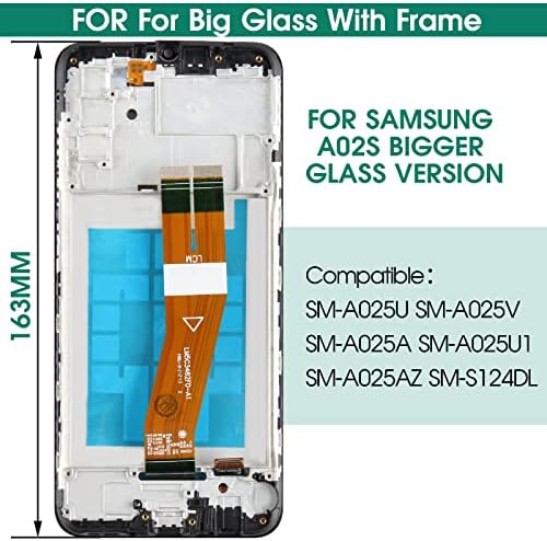 За Samsung Galaxy A02s Замена На Екранот За SAMSUNG A02s Lcd Екран Замена SM-A025A LCD Дисплеј SM-A025U Дигитализатор На Допир