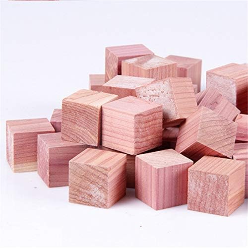 Funspt 36 компјутери кедарски блокови коцка со мирис на мирис природни ароматични црвени цедери штици за закачалки за гардероби