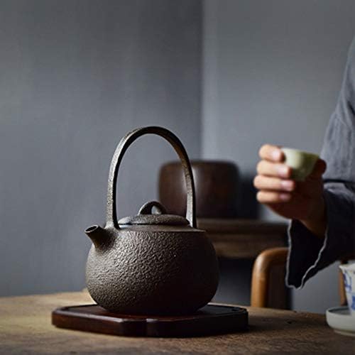 Чајник 1200 мл јапонски железо чајник Неоциран котел за вриење Водата тече непречено од леано железо чајник