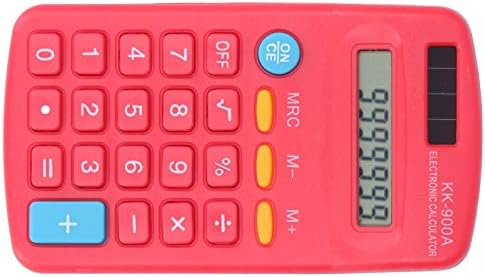 Калкулатор за џеб, мини калкулатор ABS материјал со долг батерија за траење на батеријата LCD екран за училиште за бизнис за канцеларија