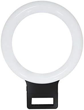RBHGG Selfie Ring Light USB полнење селфи преносен блиц LED фотоапарати Телефонска фотографија со прстен за подобрување на фотографијата