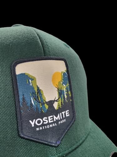 YoSemite опремена капа W/Национален парк ткаен лепенка