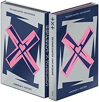 TXT Chaos Поглавје: Борба или бегство од 2-ри албум за препарчување на ЦД+88P Photobook+24p Lyric+1P зад постерот+1P картичка+2P