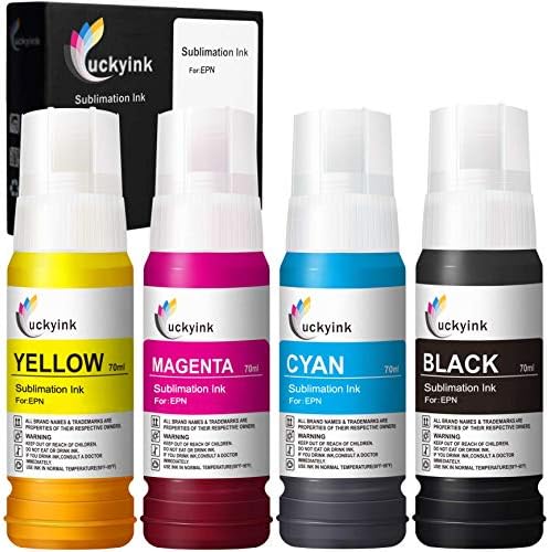 Luckyink Sublimation Ink Refil за печатачи ET-2720 ET-2760 ET-15000 ET-4700 ET-3760 ET-4760 ET2700 Сублиматор печатач Топлотен