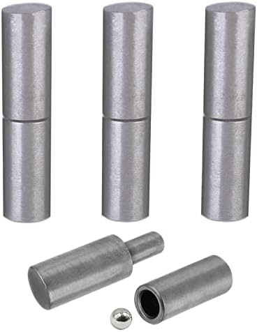4 парчиња заварувачки барели шарки 4⅛x1 Тешка челик заварување на капацитет на врата од куршуми од 500 фунти капацитет за оптоварување