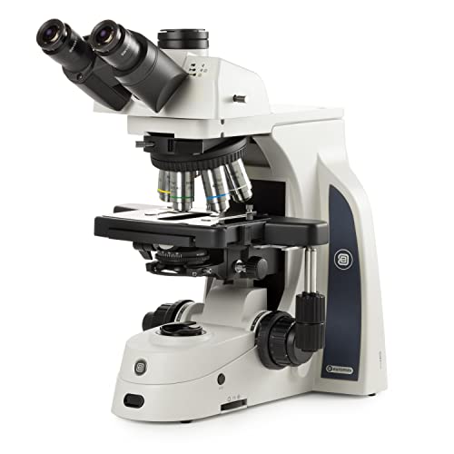 Делфи-Х Набљудувач тринокуларен Микроскоп SWF 10x/25 mm 30 mm окулари, План PLi 4/10/20/S40/S100x Нафта iOS цели, EIS 60 mm parfocal, 190 x 152