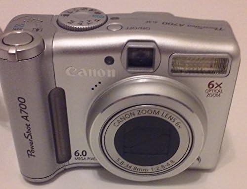 Канон PowerShot A700 6MP дигитална камера со 6x оптички зум