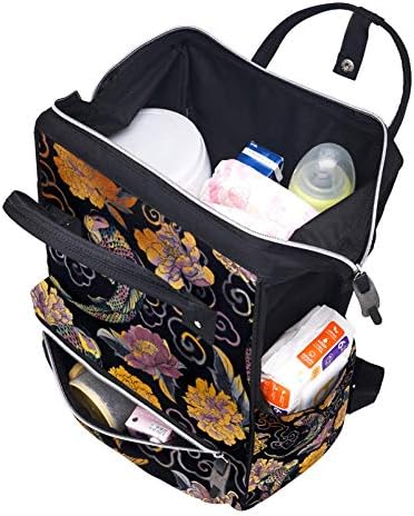 Јапонски Азиски Цвеќиња И Торби За Торби За Пелени Кои Мумија Ранец Торба За Пелени Торба За Нега На Бебиња
