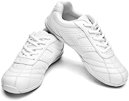 Breените чевли за навивачи на Brexli - Бели навивачки чевли за девојчиња и младински навивачи на натпреварувачки патики