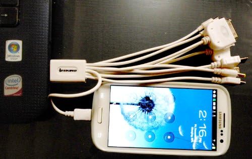 Itekiro AC Wall DC Car Battery Chit Chat Chat For Samsung I80 + Itekiro 10-во-1 USB кабел за полнење
