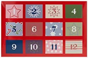 Гертекс Дами Премиум Божиќен Празник Тематски Календар За Доаѓање На Чорапи | 12 Дена Чорапи На Екипажот | Големина На Чорап 9-11 | Одговара