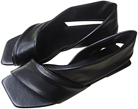 Ishишилиуман 2023 година Нови сандали женски лизга на рамни сандали летни обични плажа сандали отворени папучи за пети за дами