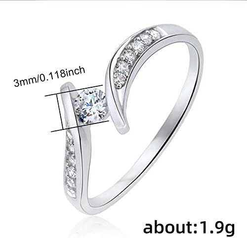 Изјава за ангажмани на прстени за прстени за жени за жени за сите жени пакуваат прстени за жени