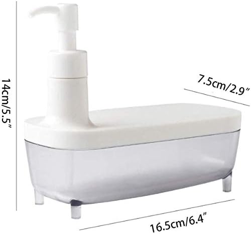 Сапун за сапун за сапун дистрибутер пумпа за пумпа за пластична пумпа за повторно полнење на пумпа за пумпа за бања за суета countertop кујнски мијалник - држи рачни сапу